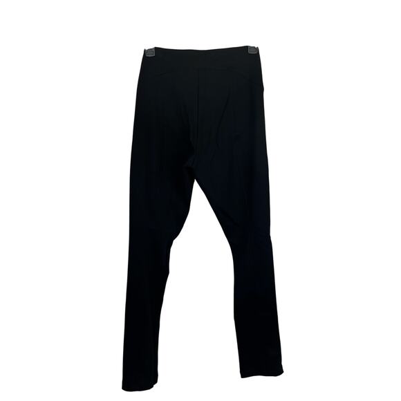 White House Black Market Seamed Back Black Leggings Size Med - Picture 6 of 7